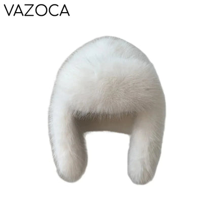 Plush Earflap Fur Hat