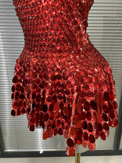 Life Of The Party Sequins Dress