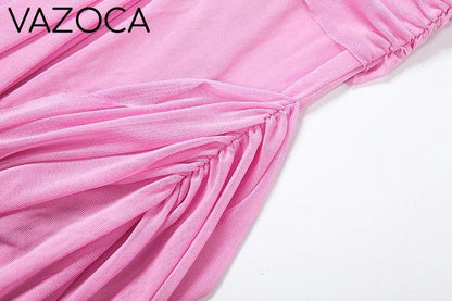 Onya Mesh Ruched Skirt Set