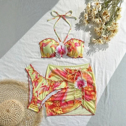 Orchid Waves ikini 3pcs Set