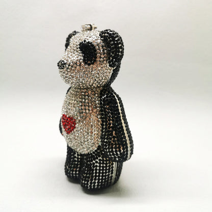 Mini Bear Diamond Clutch Bag