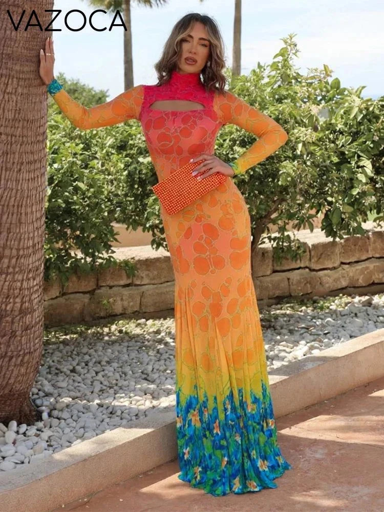 Olivia Fishtail Maxi Dress