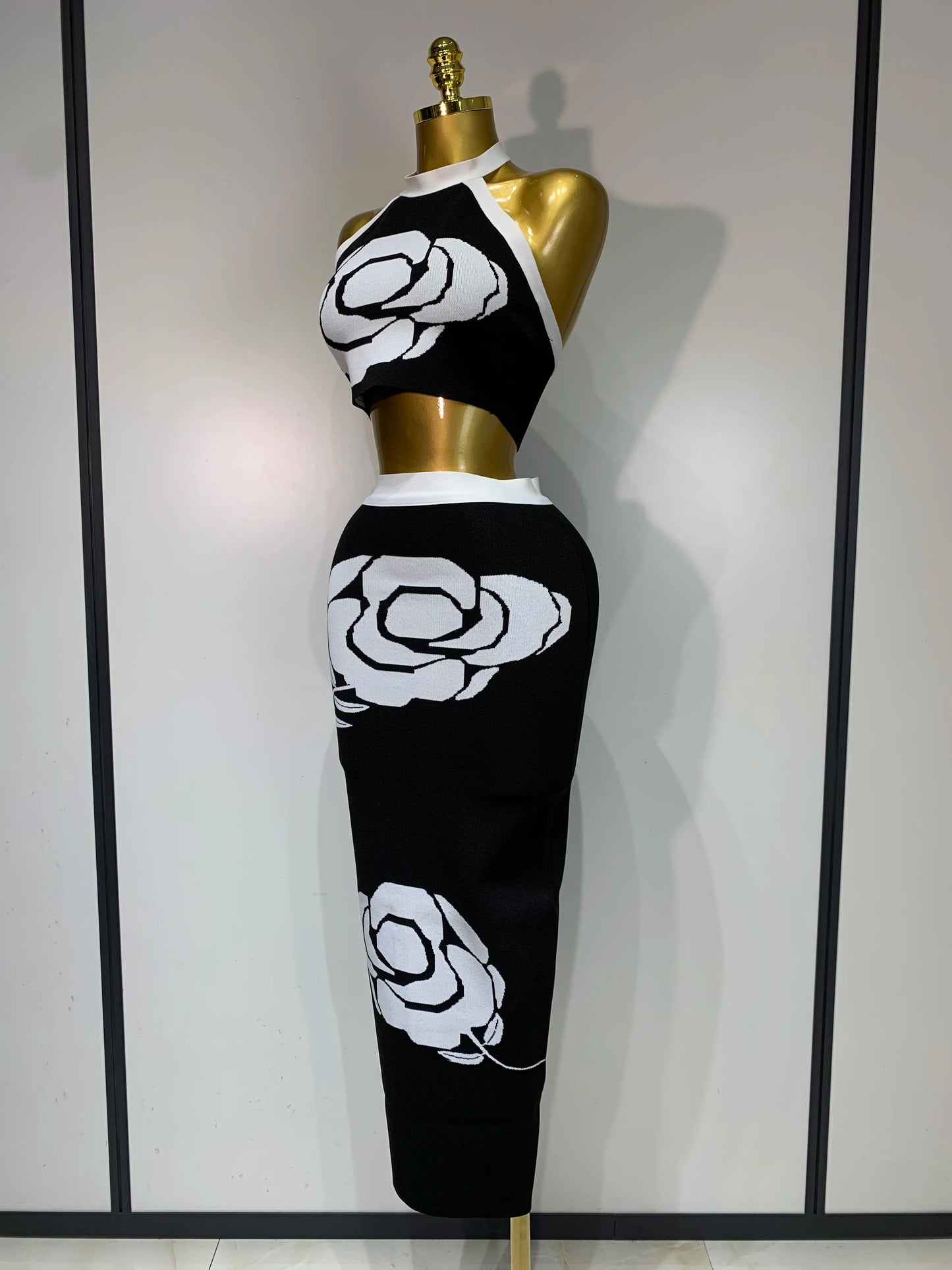 Tanesha Bandage Skirt Set