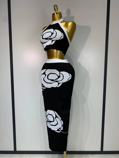 Tanesha Bandage Skirt Set