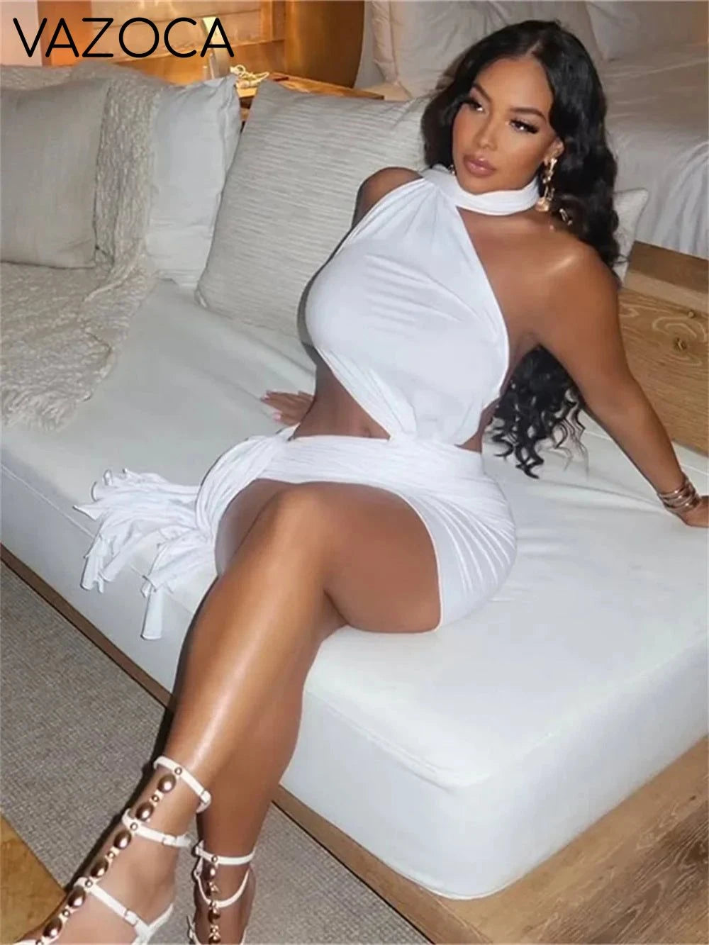 Angelina Ruched Dress