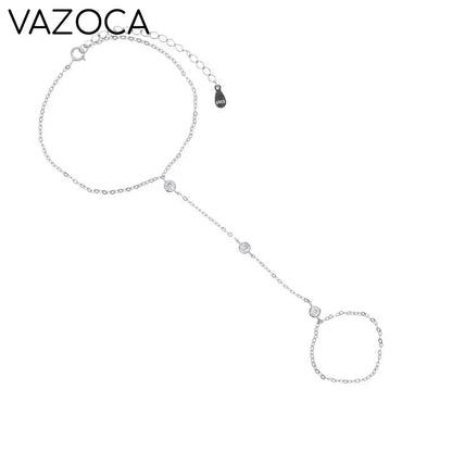 Charm Ring Wrist Bracelet