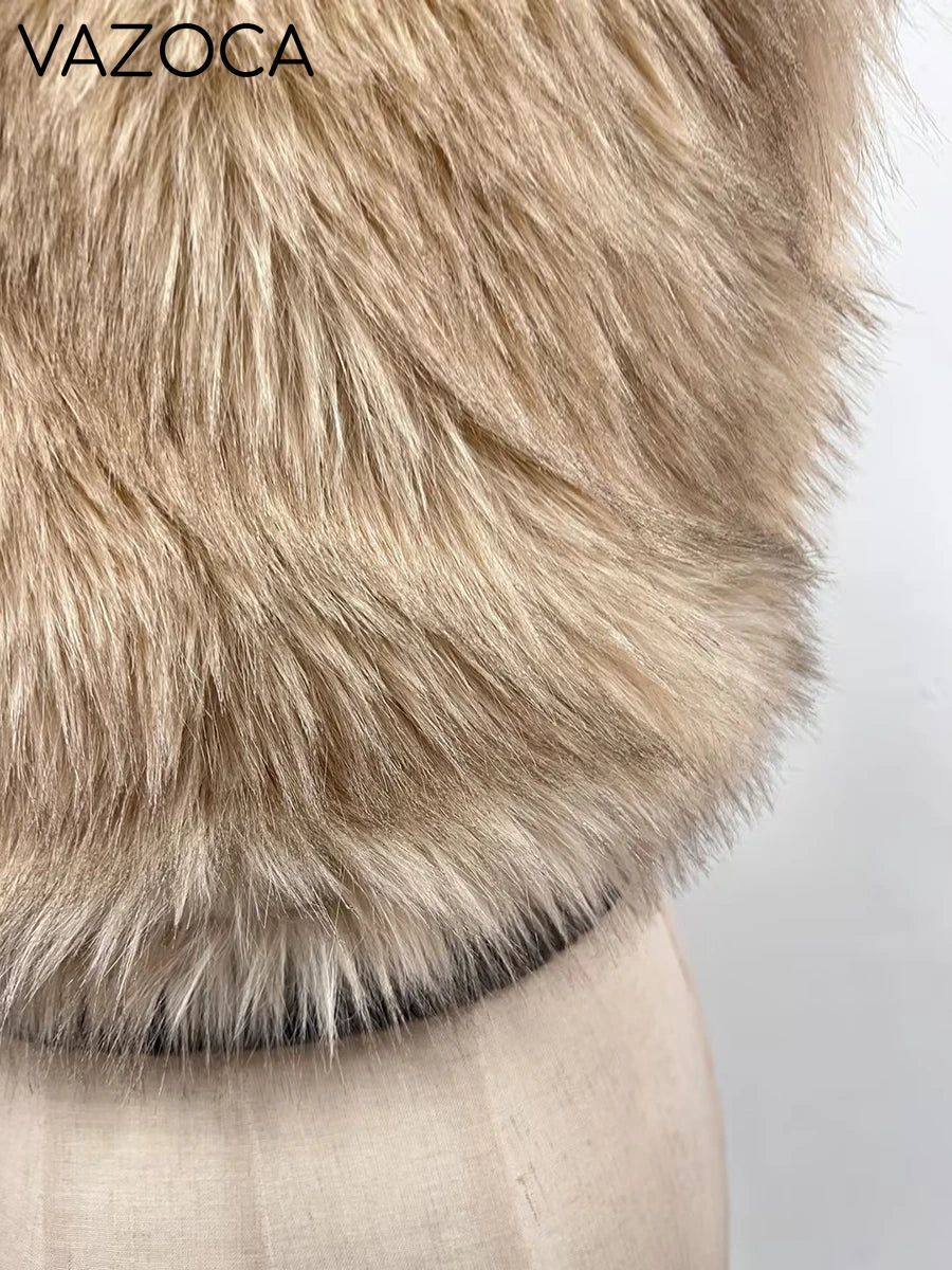 Fur Luxurious Crop Vest