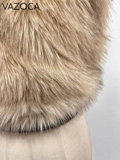 Fur Luxurious Crop Vest