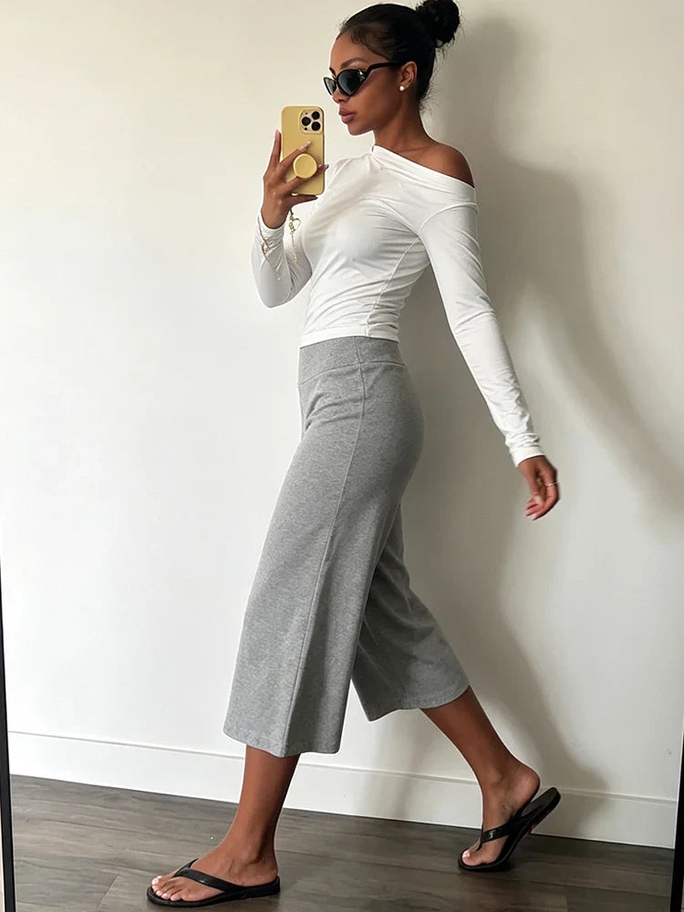 Anita Crop Pants Set