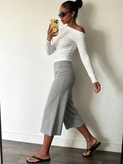 Anita Crop Pants Set