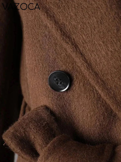 Brown Belted Trench Coat