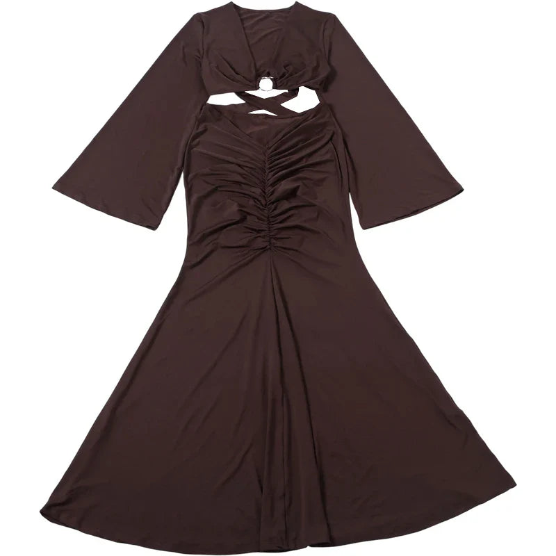 Puff Sleeve Ruched Skirt Set