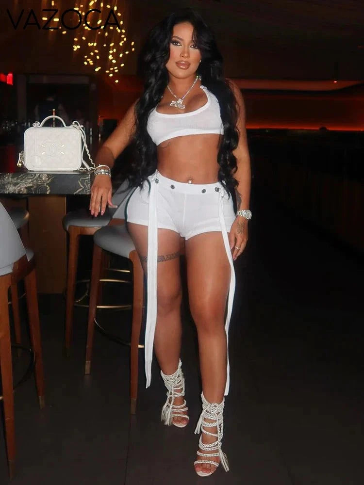Iris Buckle Short Set