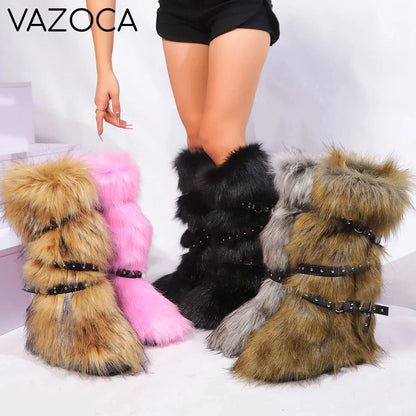 Plush Furry Boots
