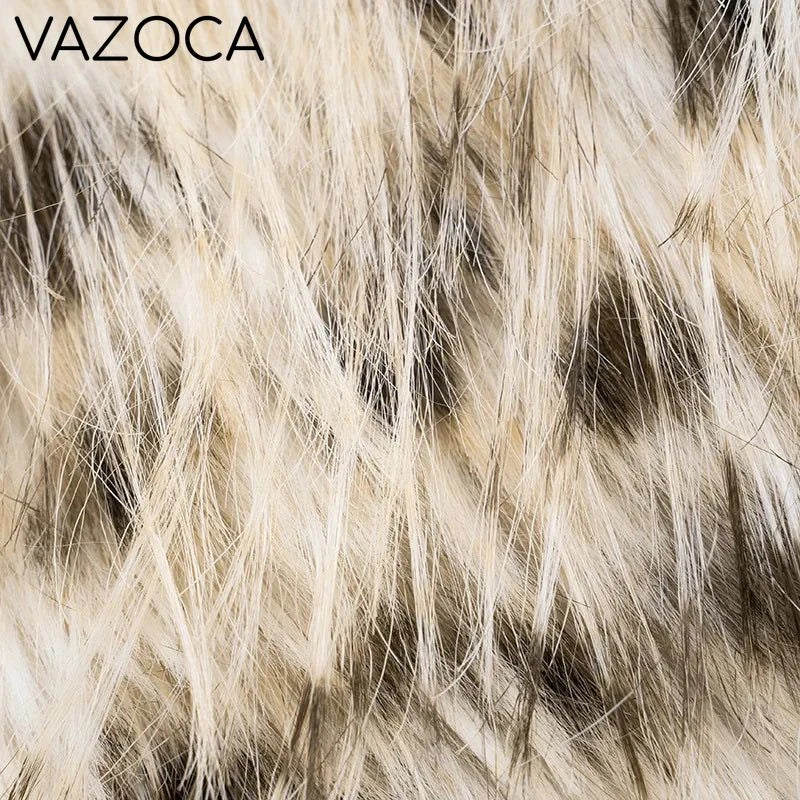 Leopard Fur Plush Coat