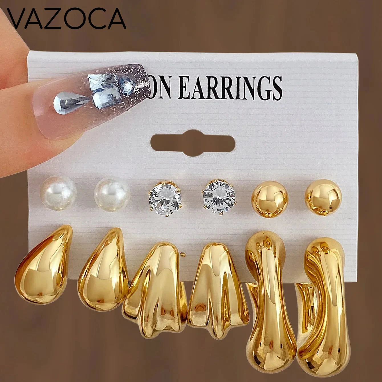12Pcs Vintage Earrings Set