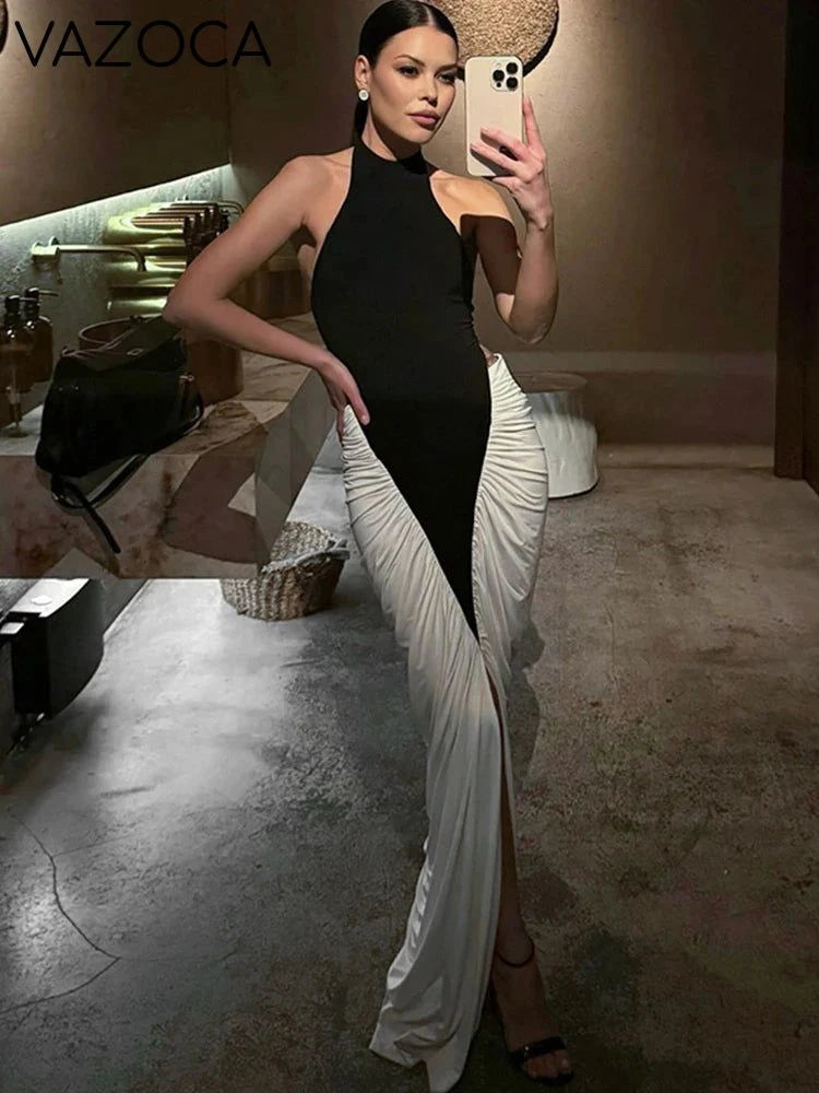Priscilla Ruched Maxi Dress