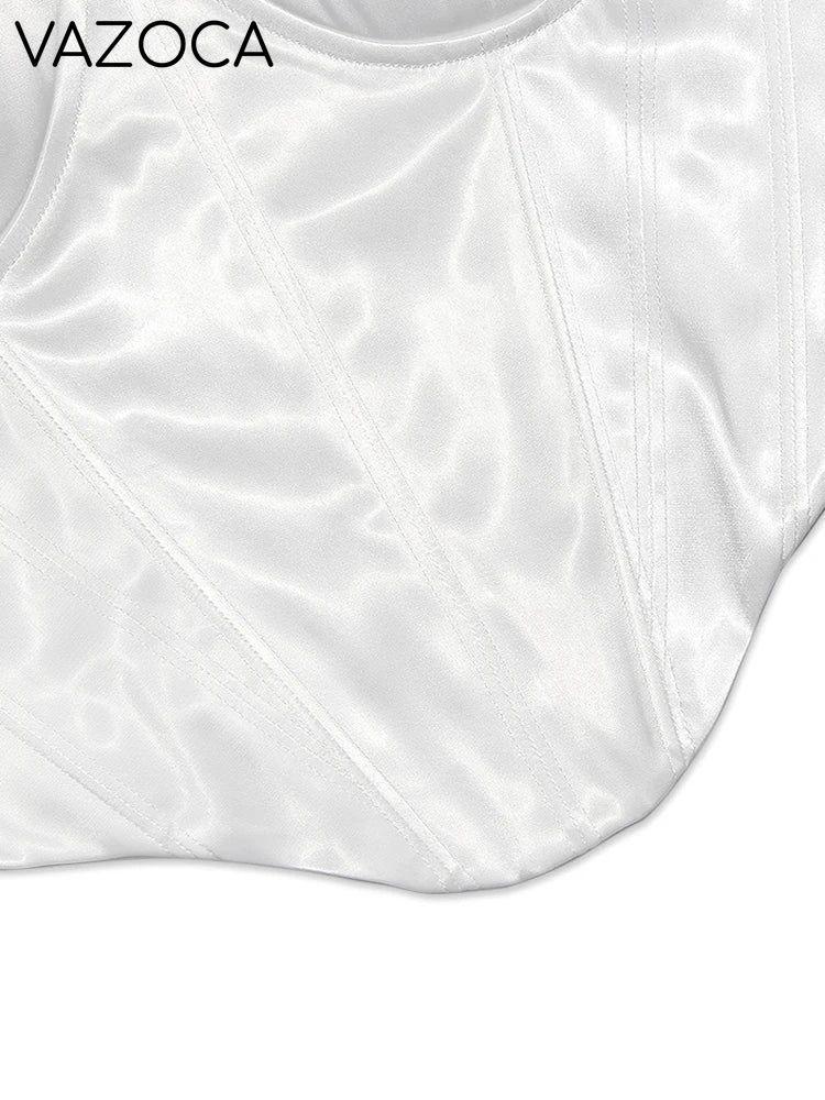 Satin Bustier Corset Top