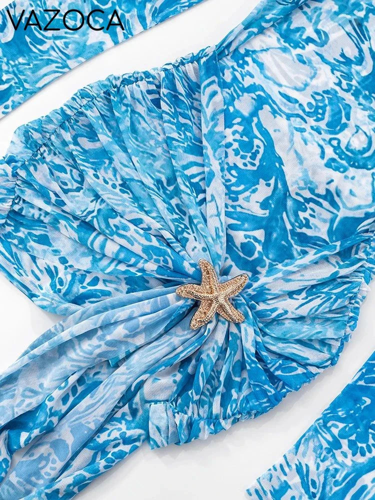 Starfish Knot Mini Dress