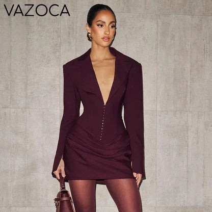 Mikayla Pleated Mini Dress