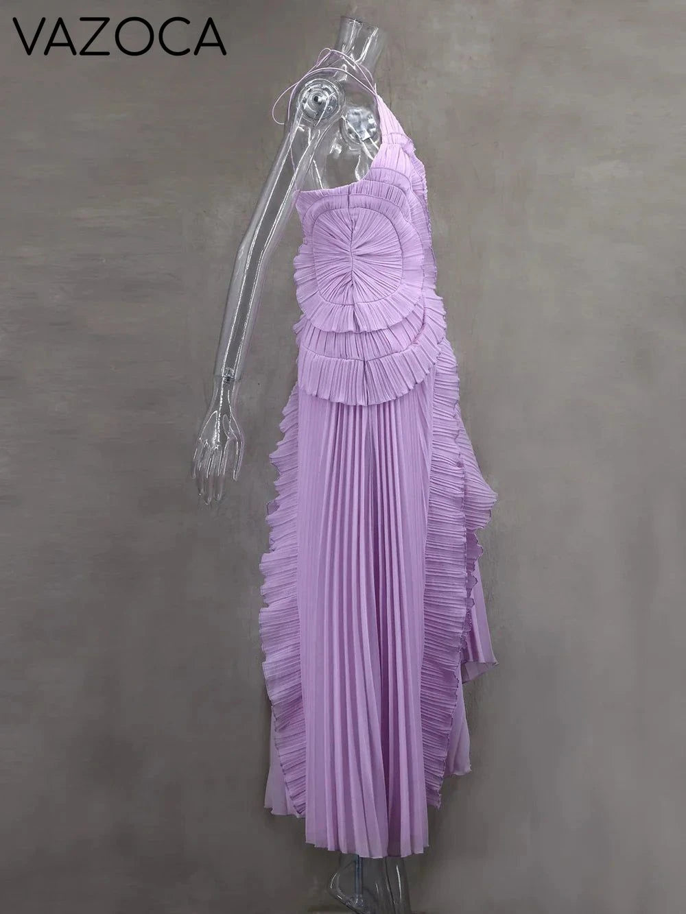 Kelsi Chiffon Ruffle Maxi Dress