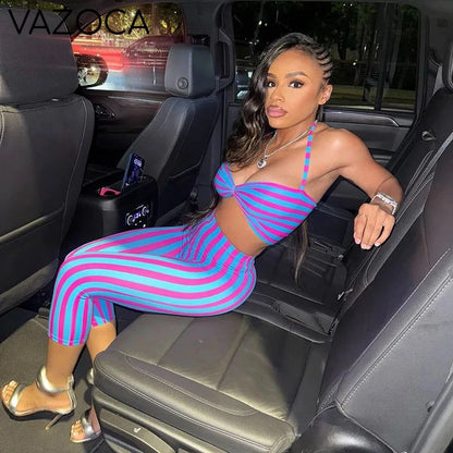 Wanda Striped Set