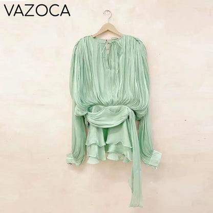 Maritza Tunic Mini Dress GREEN