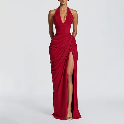 Rosee Ruched Maxi Dress