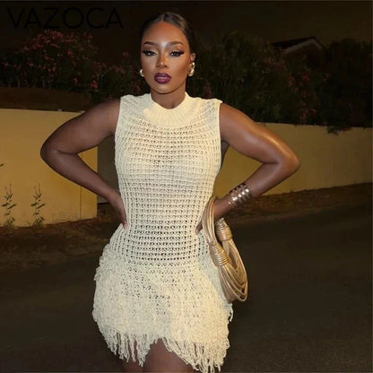 Crochet Fringe Dress