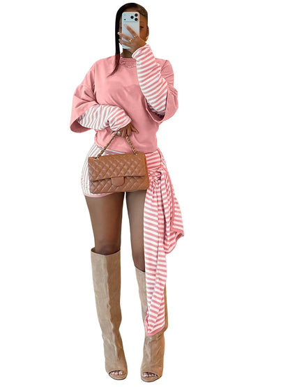 Issa Wrap Skirt Tie Skirt Set