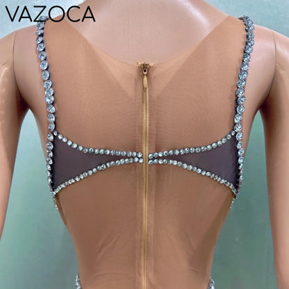 Shinning Diamond Mini Dress