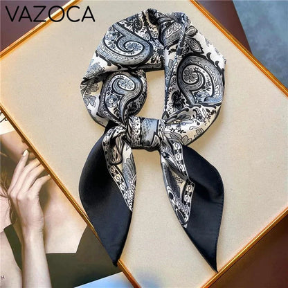 Houndstooth Printed Vintage Headscarf 14 68X68CM