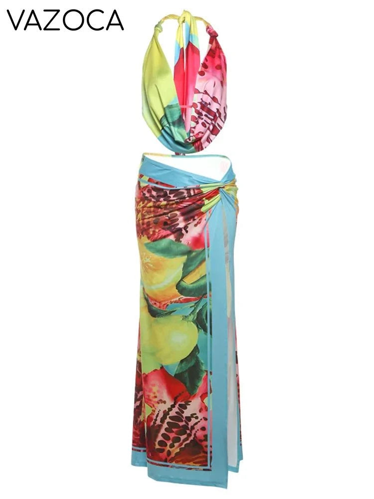 Amya Maxi Skirt Set