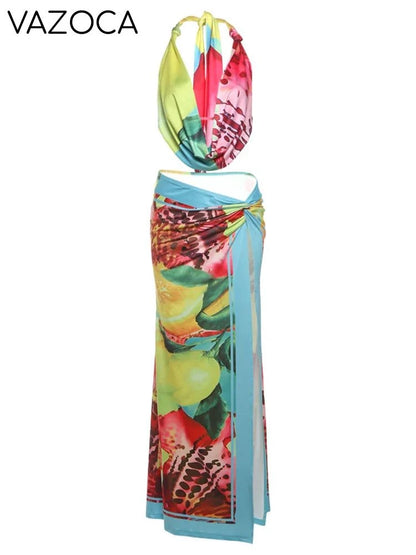 Amya Maxi Skirt Set