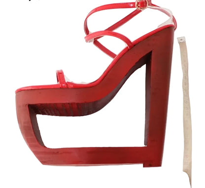 Stunt Queen Wedge High Heels
