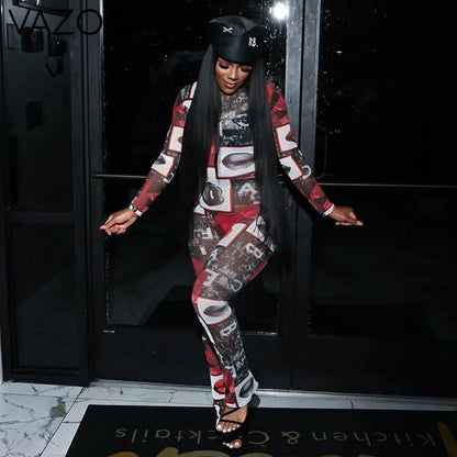 Pop Art Print Mesh Set