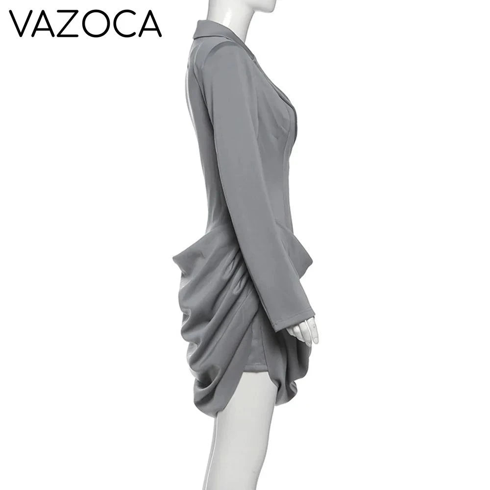 Blazer Ruched Dress