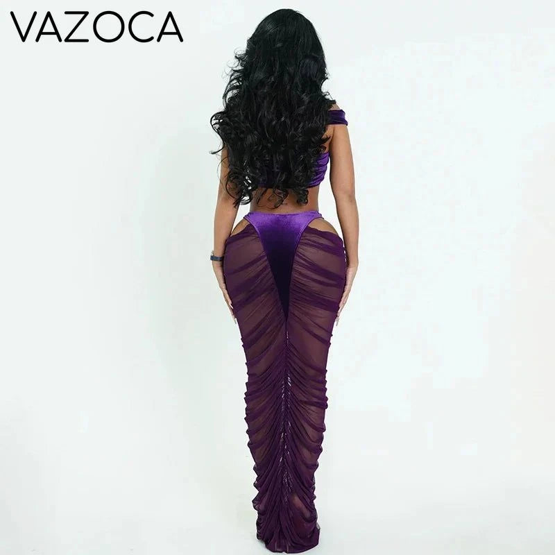 Velvet Mesh Cutout Set