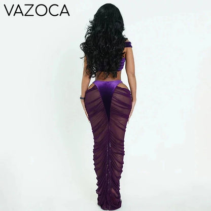 Velvet Mesh Cutout Set