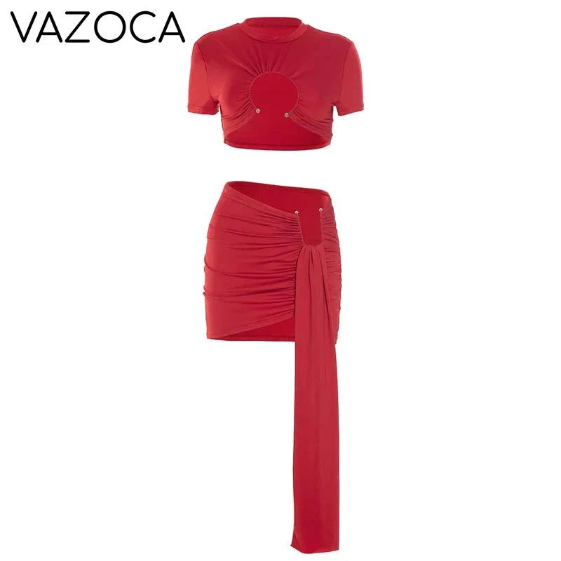 Robin Ruched Skirt Set