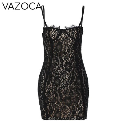 Double Lace Mini Dress