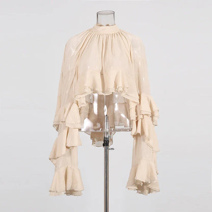 Krista Ruffles Blouse