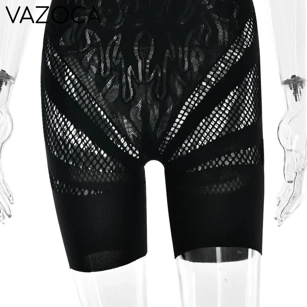 Laurie Mesh Romper