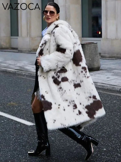 Luxe Tie Dye Fur Coat