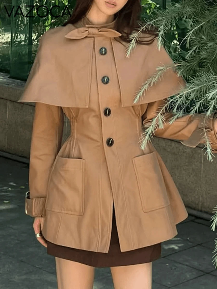 Bowknot Trench Coat