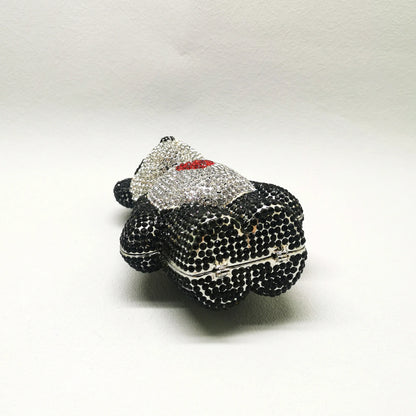 Mini Bear Diamond Clutch Bag