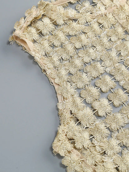 Champagne Skirt SSet