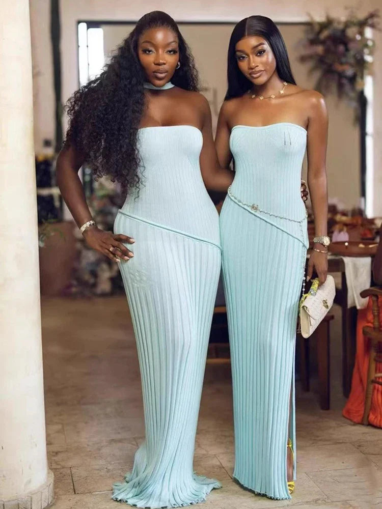 Ashlea Blue Maxi Dress