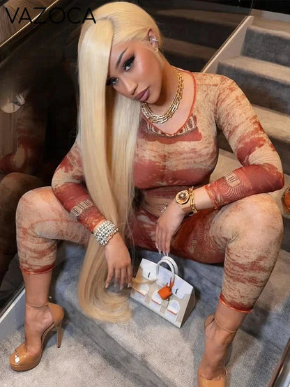 Shanice Mesh Leggings Set