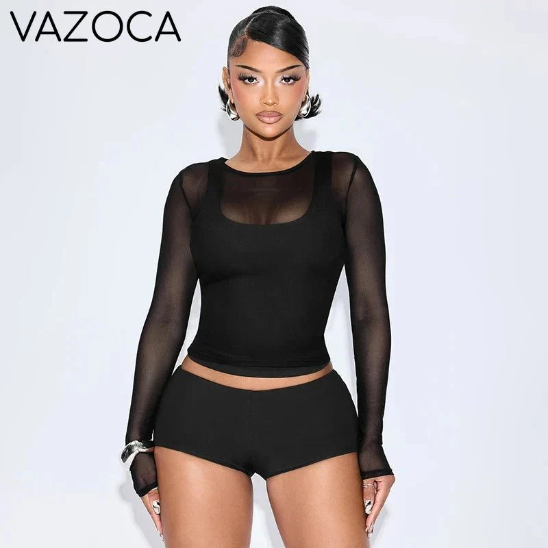 Bare Intentions 3-Piece Mesh Set